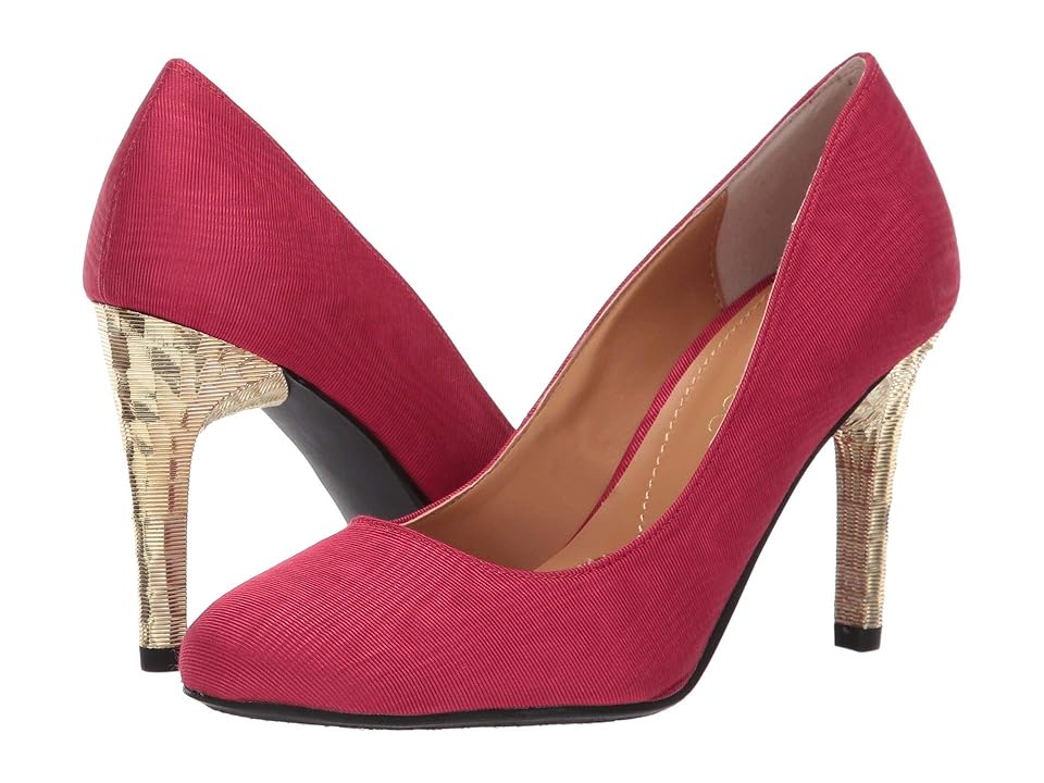 

J. Renee Gilana (Red Faille Fabric) High Heels