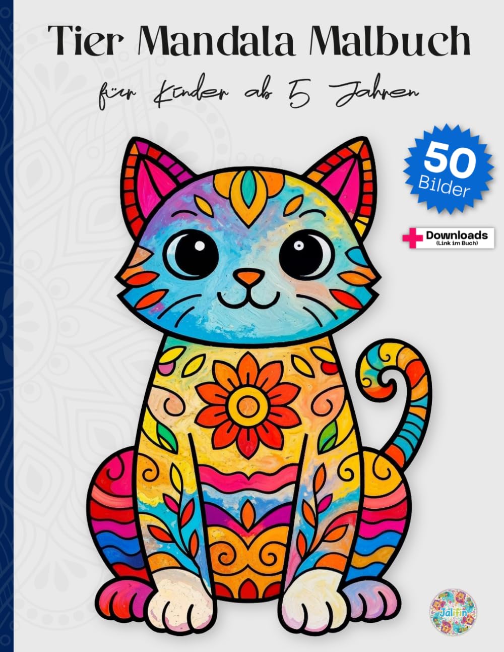 Malbuch für Kinder ab 5 Jahren - Tier Mandala Malbuch - Kreatives Ausmalbuch mit kindgerechten Mandalas: Hund, Kuh, Pferd, Schwein, Huhn & mehr – ... und Künstler (Ausmalbücher für Kinder)