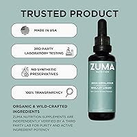 Vista 5 de Zuma Nutrition Tónico líquido Shilajit del Himalaya, vegetariano, hecho con shilajit silvestre y minerales oceánicos, suplemento mineral para apoyo