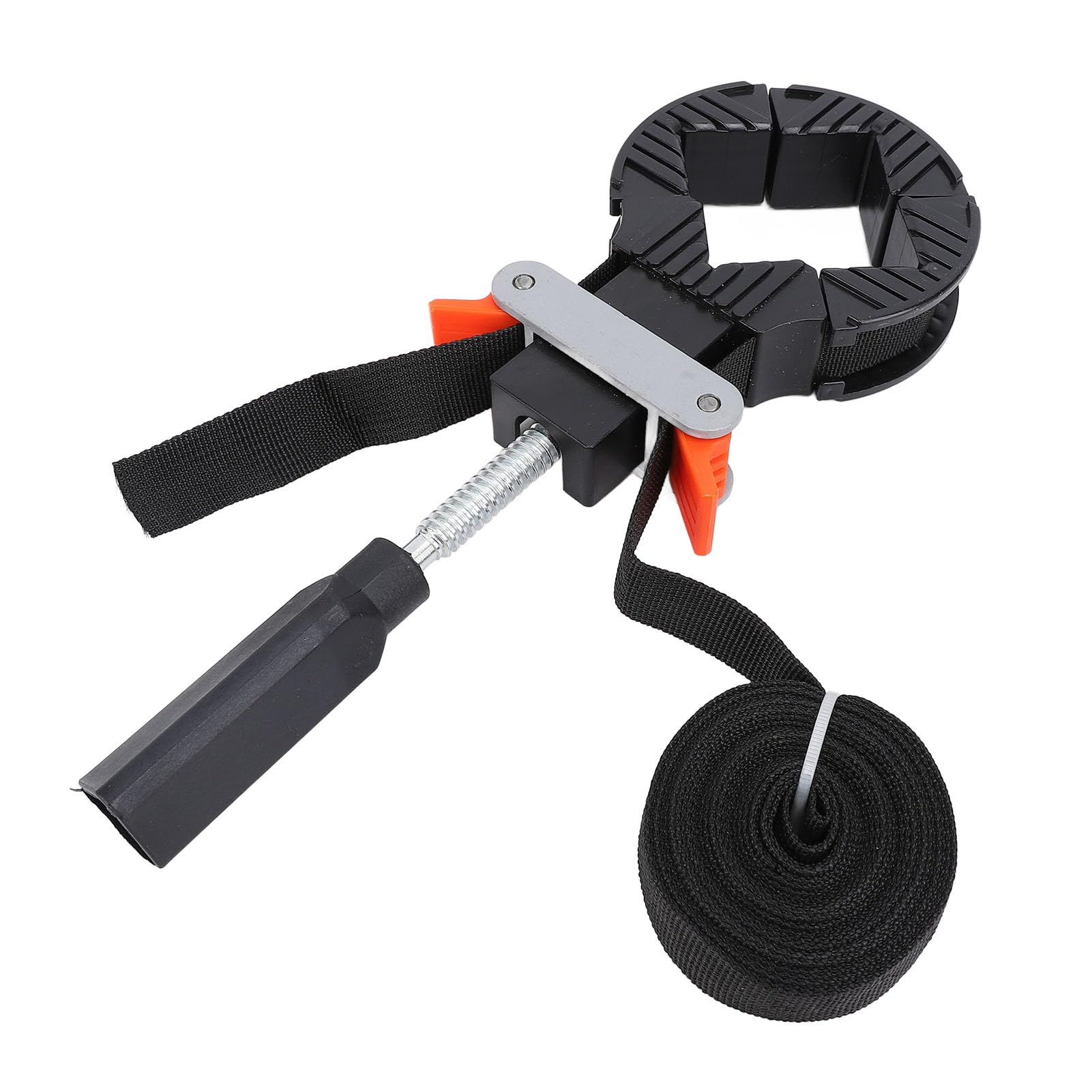 Strap Clamp, Adjustable Woodworking Strap Clamp Quick Release Strap Clamp 32ft Nylon Strap Multifunctional Picture Frame Clamp Band Clamp for Assembling Picture Frames Cabinets