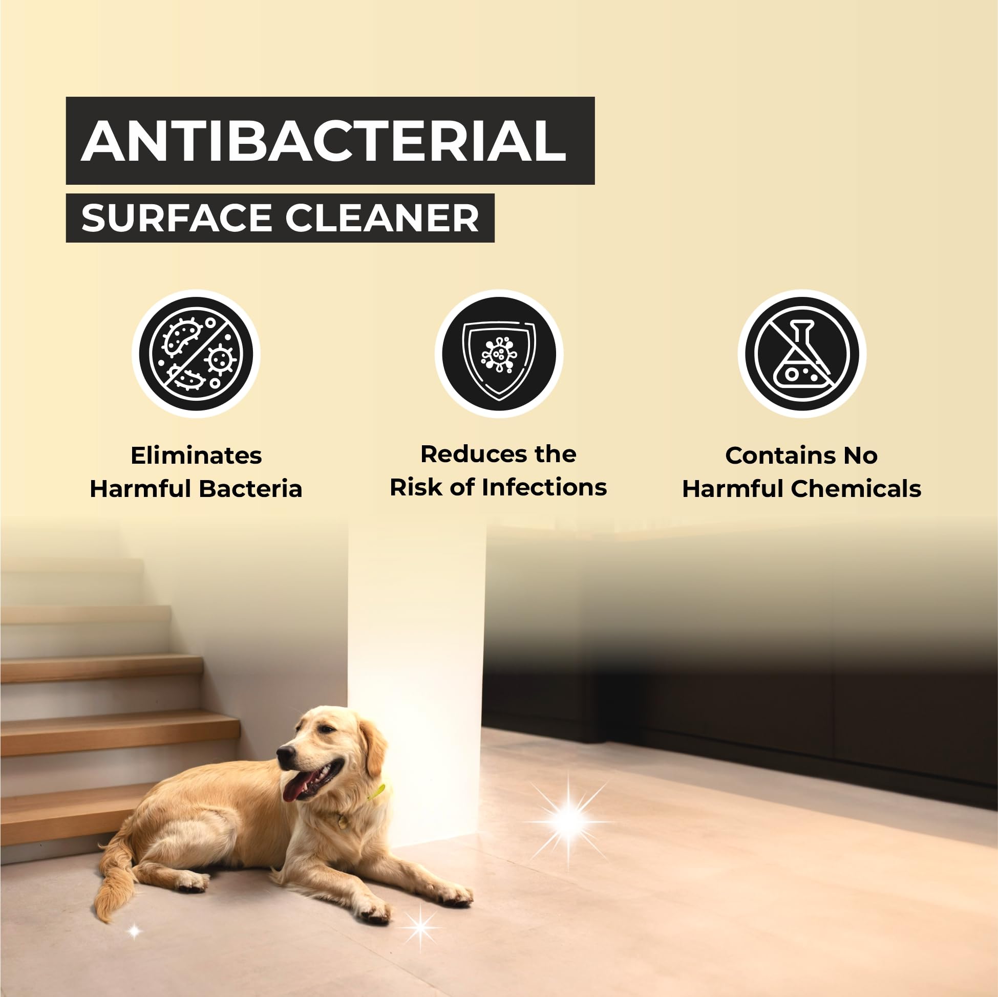 Fur Ball Story Petly Dog Stain Remover 500ml - Anti-Microbial & Anti-Bacterial Surface Cleaner, Non-Caustic, Non-Corrosive, Toxin-Free - Eliminates Dirt, Dust, Grime & Microbes 3