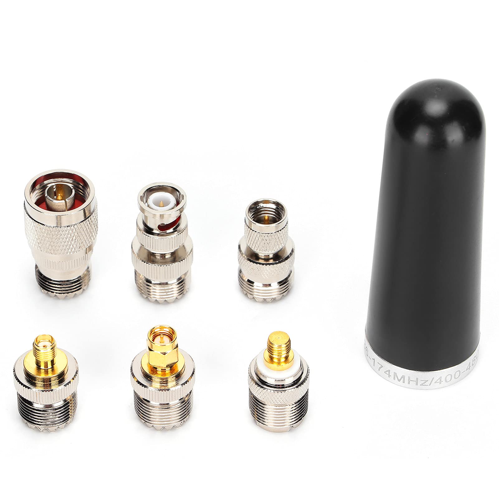 Mini Antena de Coche de Doble Banda con Excelente Recepción para Radios y Incluye Alimentador de 5 M