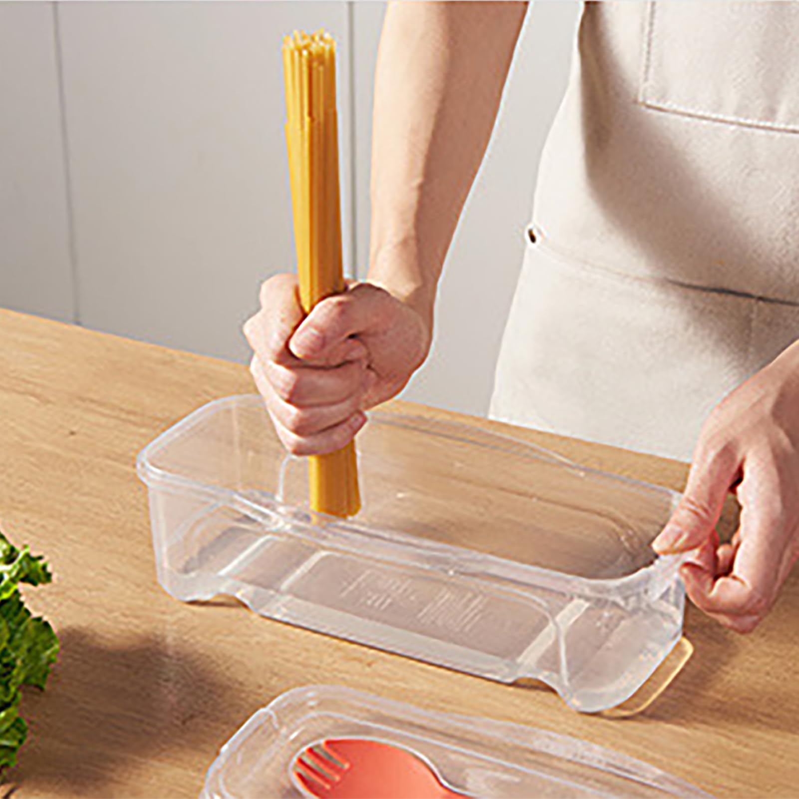 Pasta Scatola Di Cottura - Cuocipasta per Microonde con Colino - con Coperchio E Forchetta,può Essere Utilizzato Anche Come Contenitore,Adatto per Conservare Frutta E Pasta,per Dormitorio,ufficio
