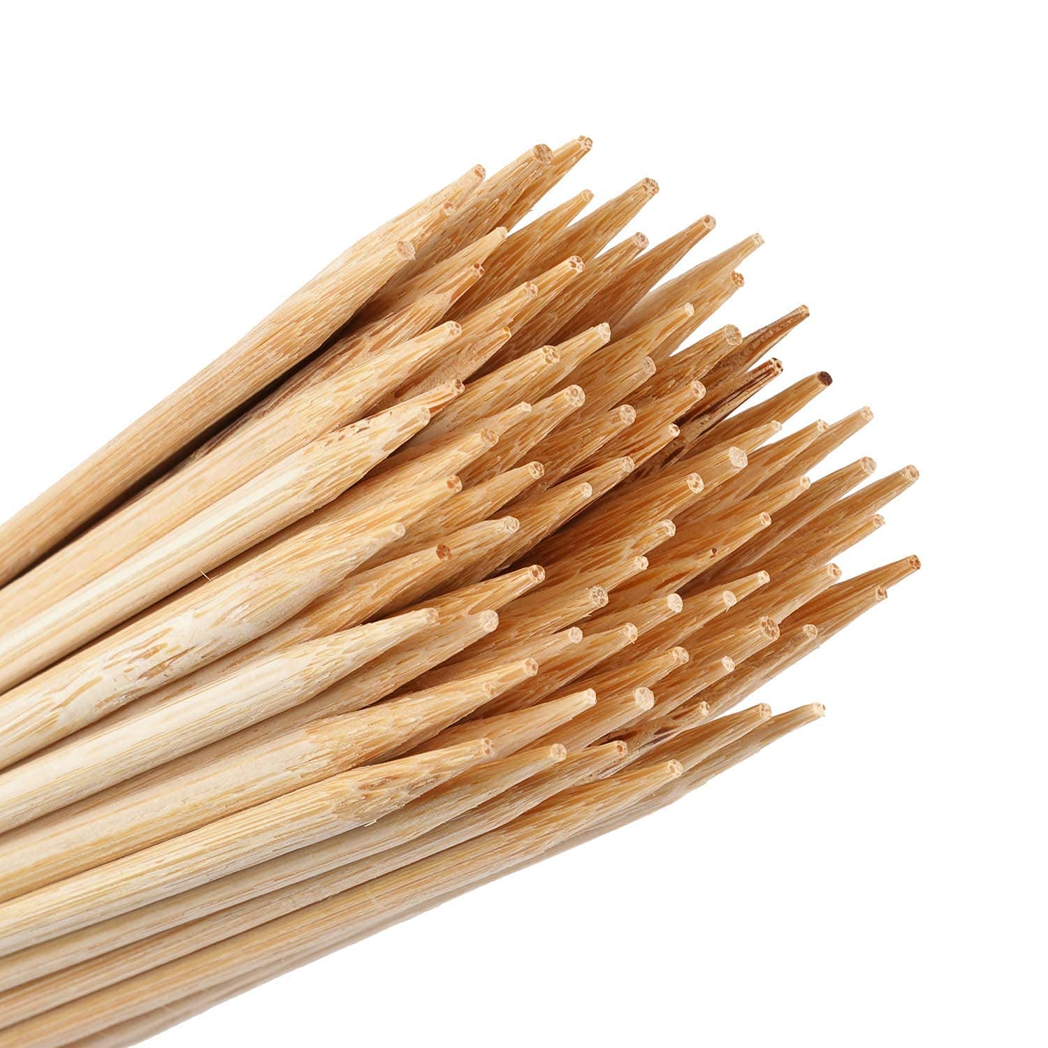 SWASTHA HYGIENE (12 inch - 3mm) 240 Wooden Bamboo Skewers | Bamboo Skewers for Grill | Barbeque Sticks 3