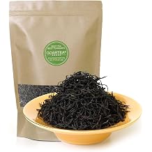 GOARTEA Jinjunmei Black Tea - 100g / 3.5oz Supreme Grade - Fujian Jin Jun Mei Tea - Golden Beautiful Eyebrow Chinese Loose Leaf - Black Buds