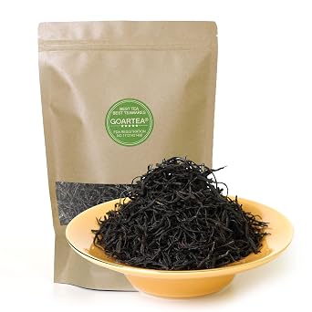 GOARTEA Jinjunmei Black Tea - 50g / 1.76oz Supreme Grade - Fujian Jin Jun Mei Tea - Golden Beautiful Eyebrow Chinese Loose Leaf - Black Buds
