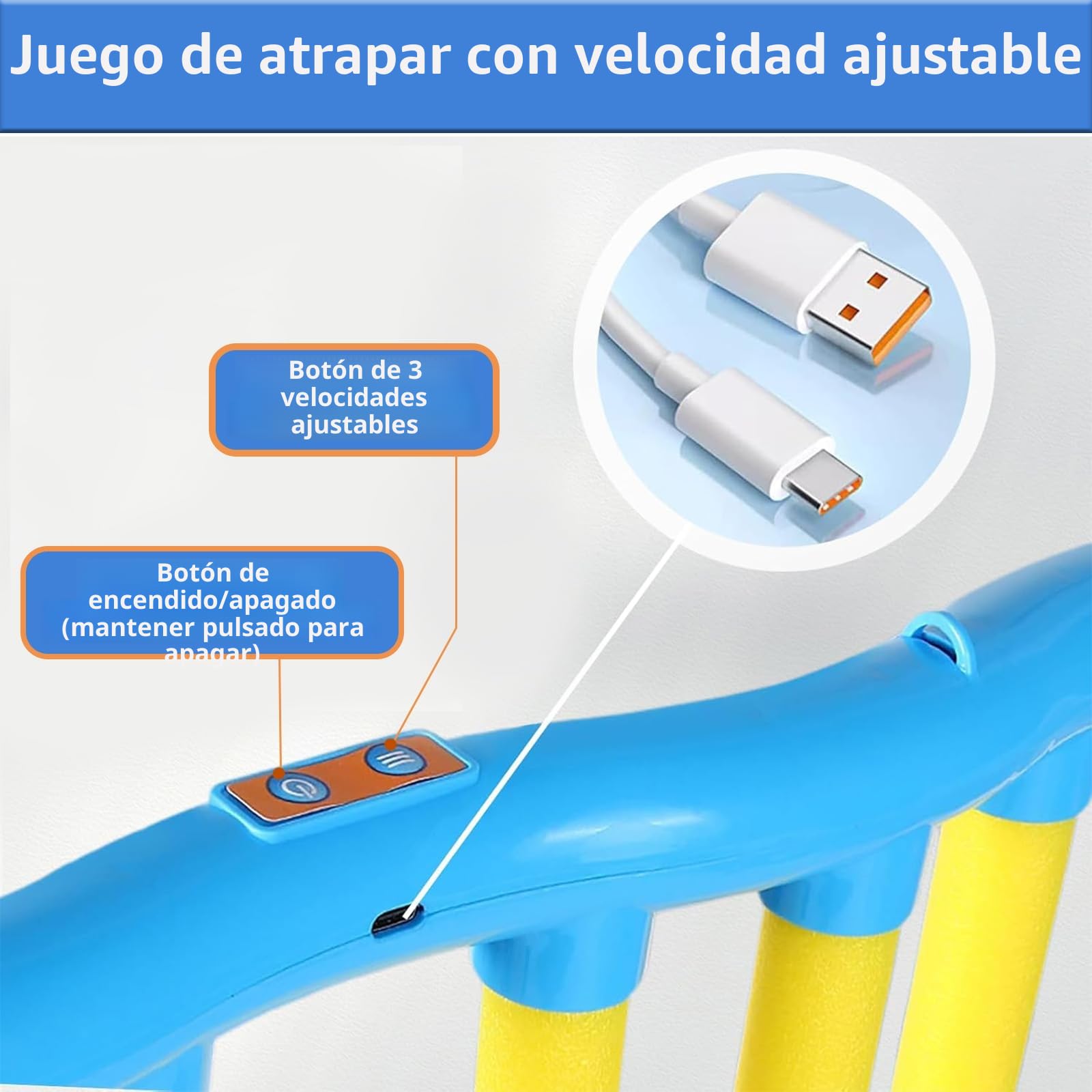Juego de Atrapar Palos con 3 Velocidades – Juguete de Entrenamiento de Reacción y Coordinación Mano-Ojo para Niños y Adultos, Ideal para Juegos Interactivos en Casa o al Aire Libre