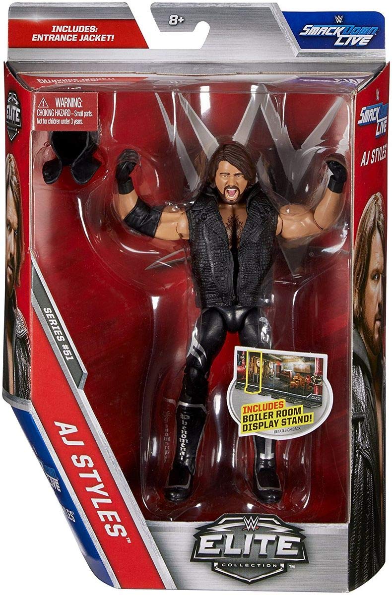 Mattel Personaggio Aj Styles, Colore Nero, DXJ31