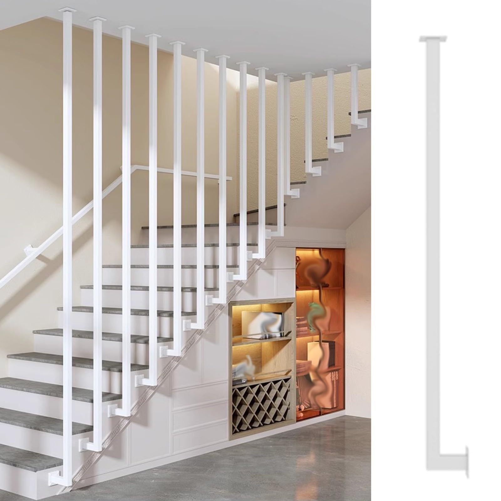 Poteau de balustrade de qualité supérieure et styles et taille personnalisables de broches