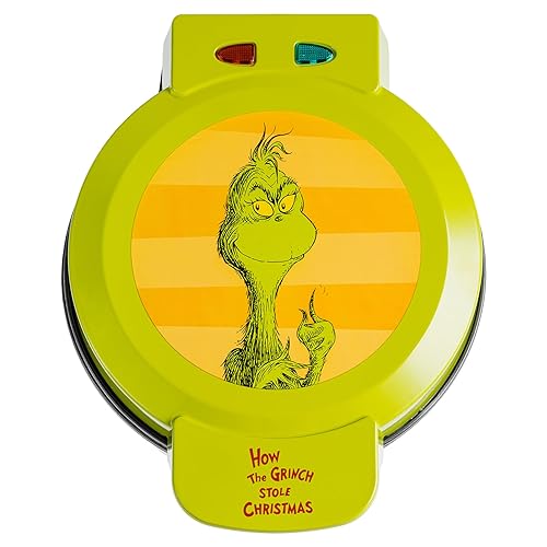 Uncanny Brands Dr. Seuss The Grinch Waffle Maker - The