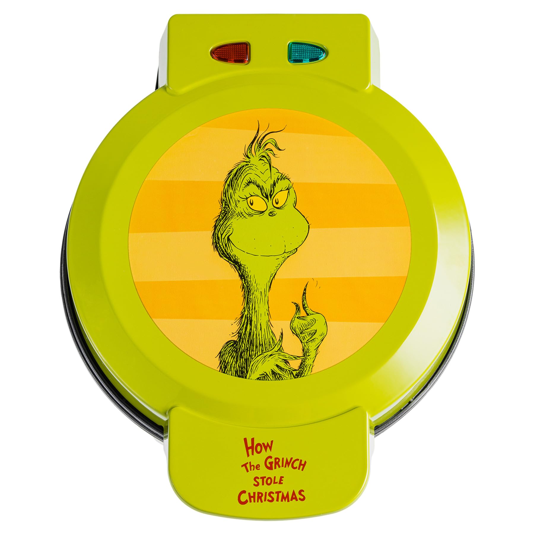 Uncanny Brands Dr. Seuss The Grinch Waffle Maker - The Grinch on Your Waffles