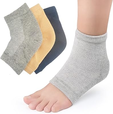 DCC-GETS Moisturizing Socks For Cracked Feet Women-2 Pairs-Gift Of Spa Gel Socks Cracked Heel Treatment (Black)