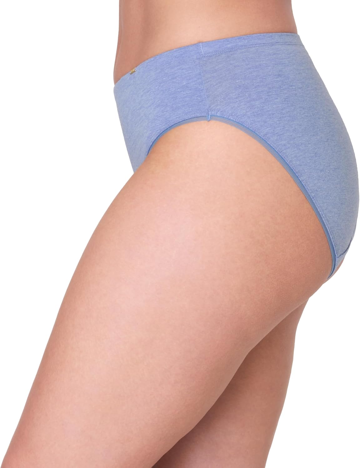 Bali womens Hi-cut Underwear Pack, Lux Cotton Essentials Hi-cut Underwear, Full Coverage Panties, Moisture-wicking, 3-pack - Image 3