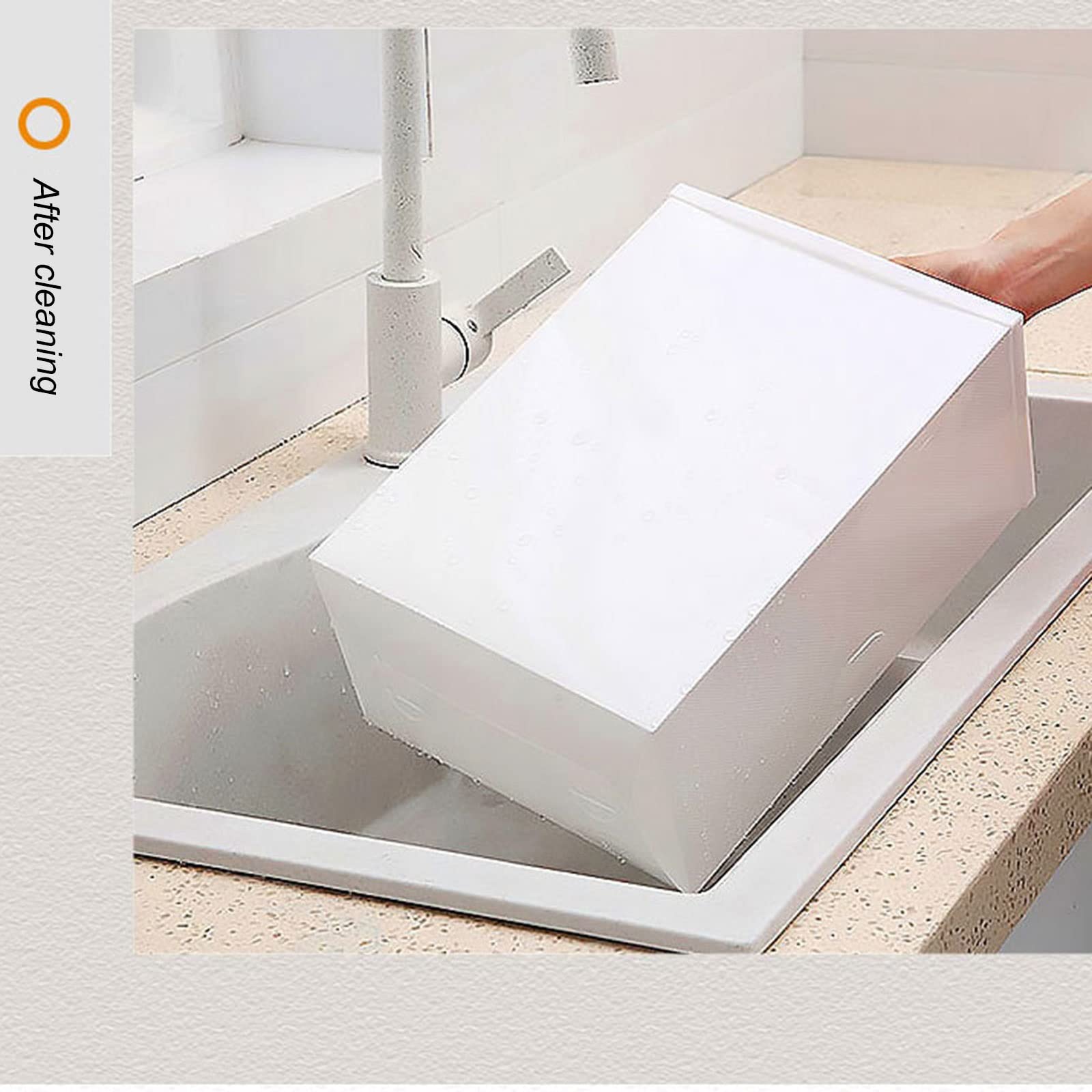 Cajas de almacenamiento para zapatos, caja de zapatos de plástico transparente apilable, tipo cajón de apertura frontal (D, 6 piezas)
