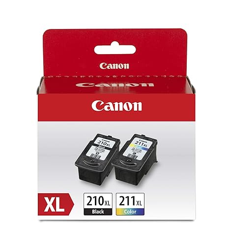 Canon PG-210 XL / CL-211 XL Genuine Ink Value Pack (2 Cartridges), Compatible with MX320/330/340/350/410/420, MP240/250/270/280/480/490/495, iP2702