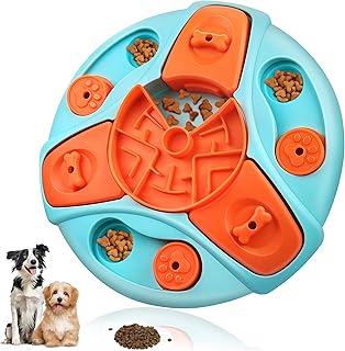 UPSKY Dog Puzzle Toys, Interactive Dog Toy with Slow Feeder, Dog Treat Puzzle for IQ Training & Brain Stimulating, Interme...
