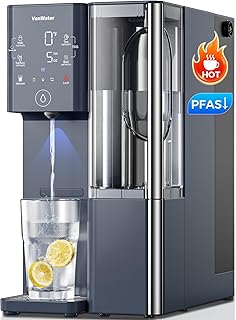 CT910H Reverse Osmosis Water Filter Countertop, 3S Instant Hot RO Water Filtration System, 7-Stage Water Purifier with Portable Pitcher, NSF/ANSI 372,42,58, Reduce TDS PFAS, No Installation