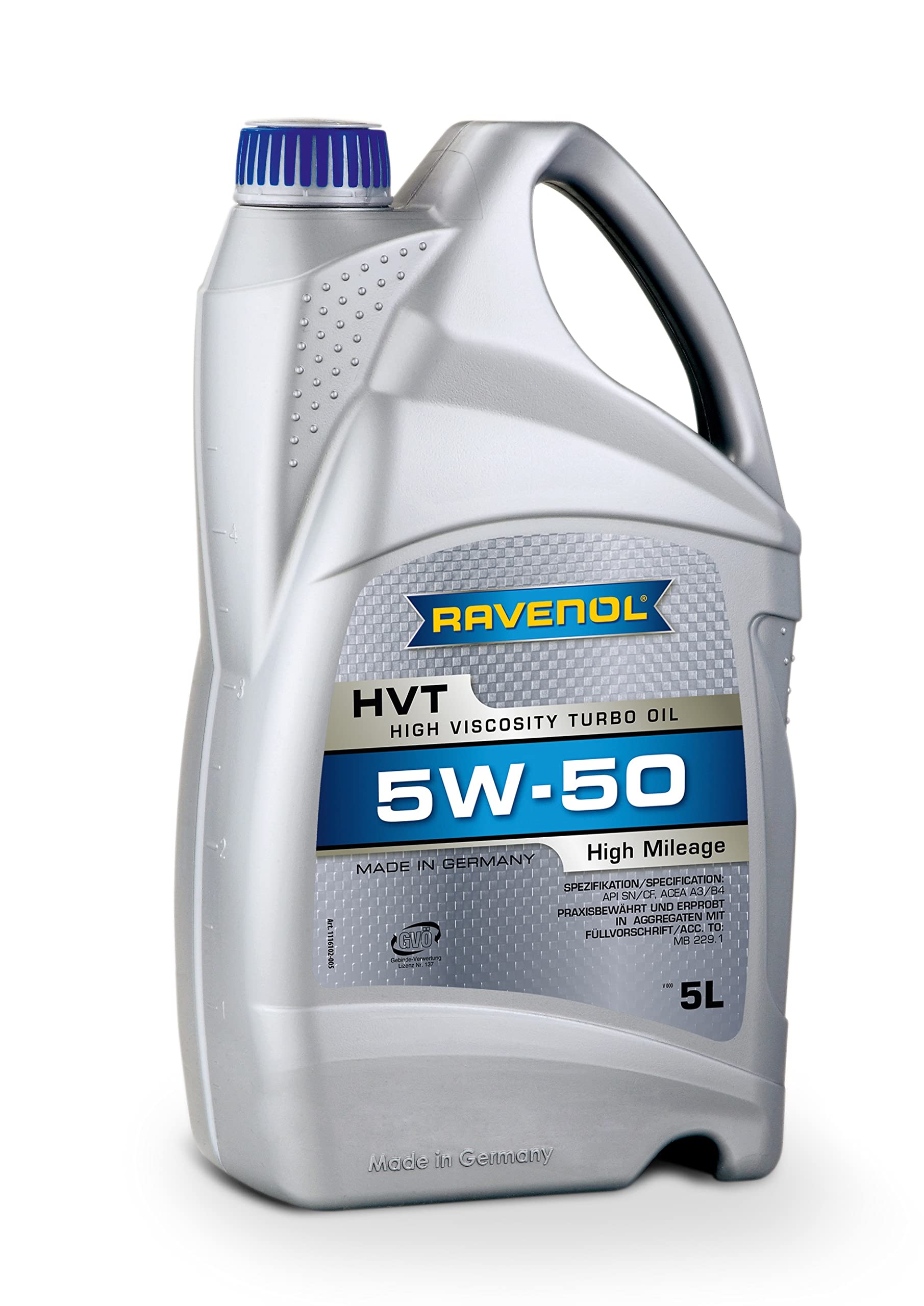 Ravenol Hvt SAE 5 W de 50/​5 W50 sintético antifricción