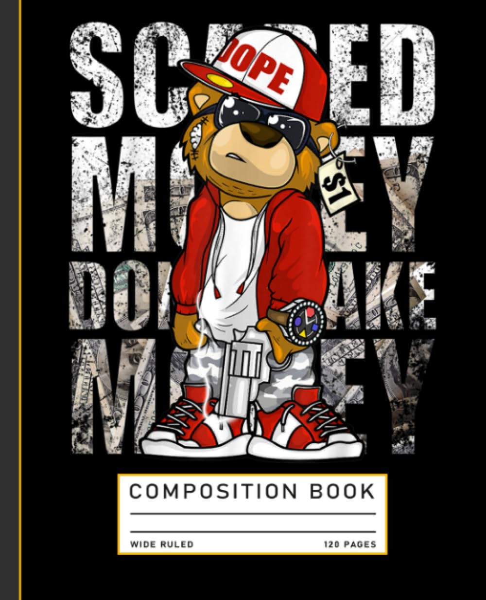 Hip Hop Gift Entrepreneurs that Hustle Hard Composition Notebook