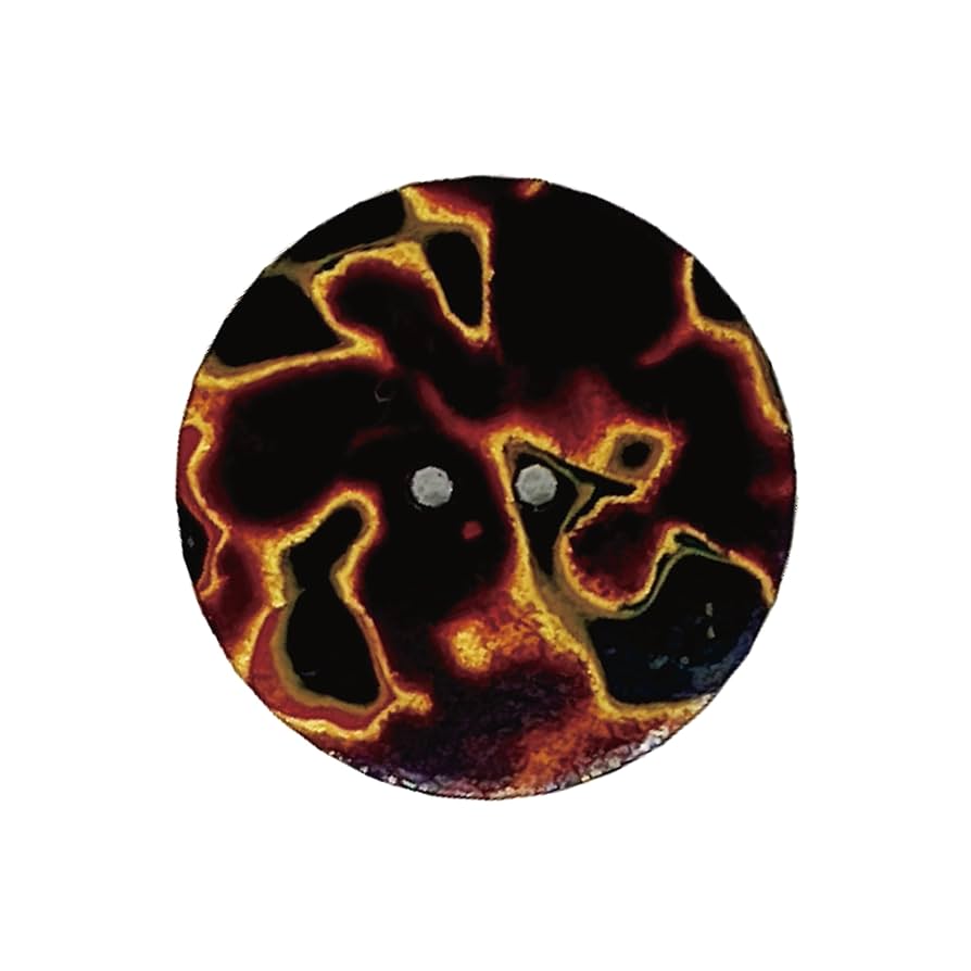 津軽塗 Amazon | tsugarukaze 津軽塗り ボタン 5個セット 黒 直径1.8cm