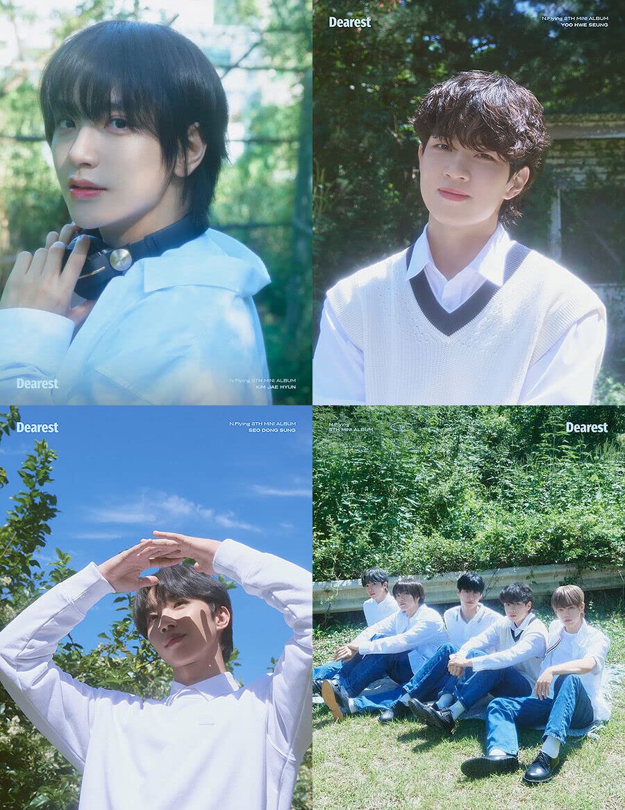 N.FLYING DEAREST 8. mini album ( TO + FROM - 2 wersje pełny zestaw) +1ea składany plakat (tylko pierwsze naciśnięcie!) K-POP SEALED