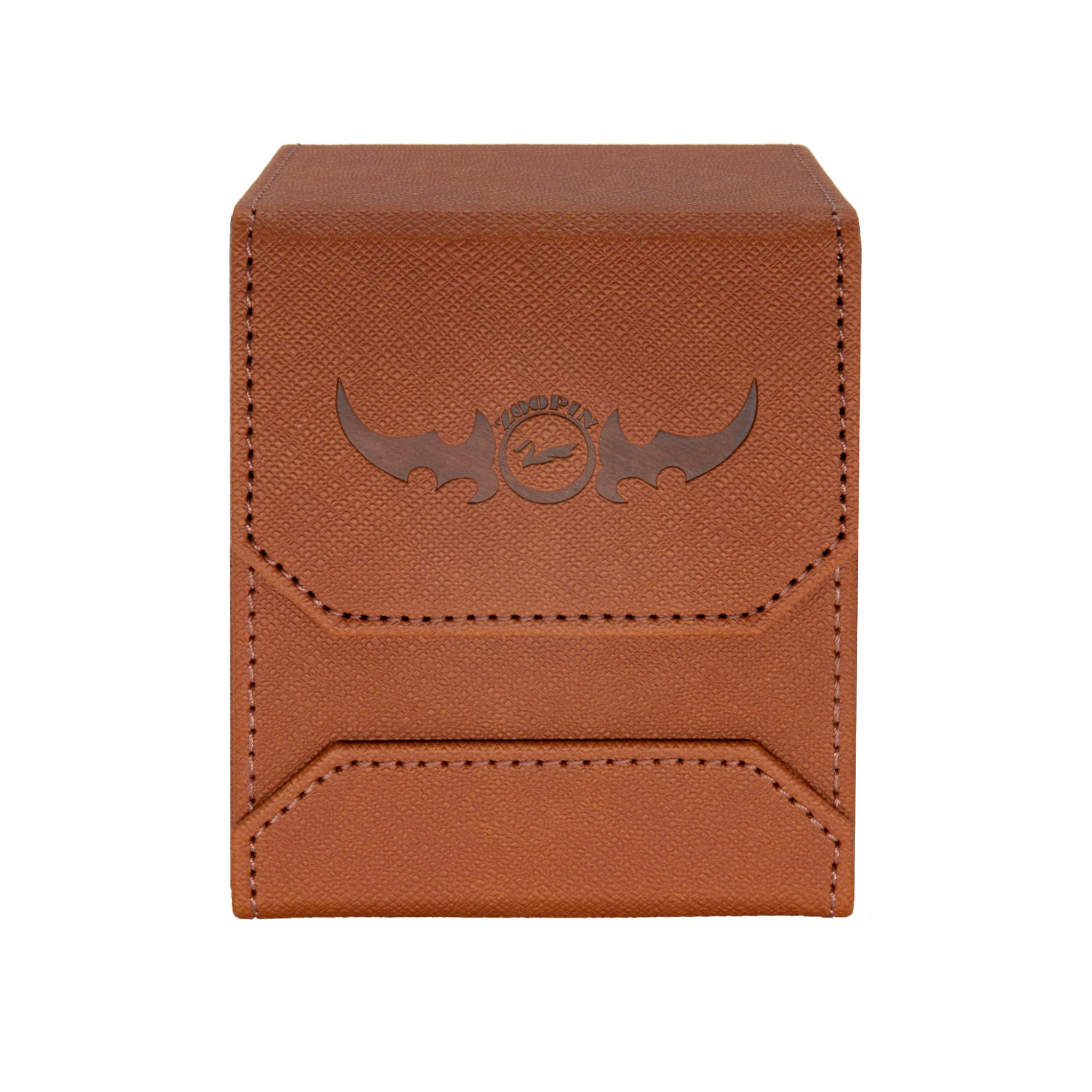 Legacy Of Yu Zoopin Leather Deck Box-Metallic Gray For Collectible