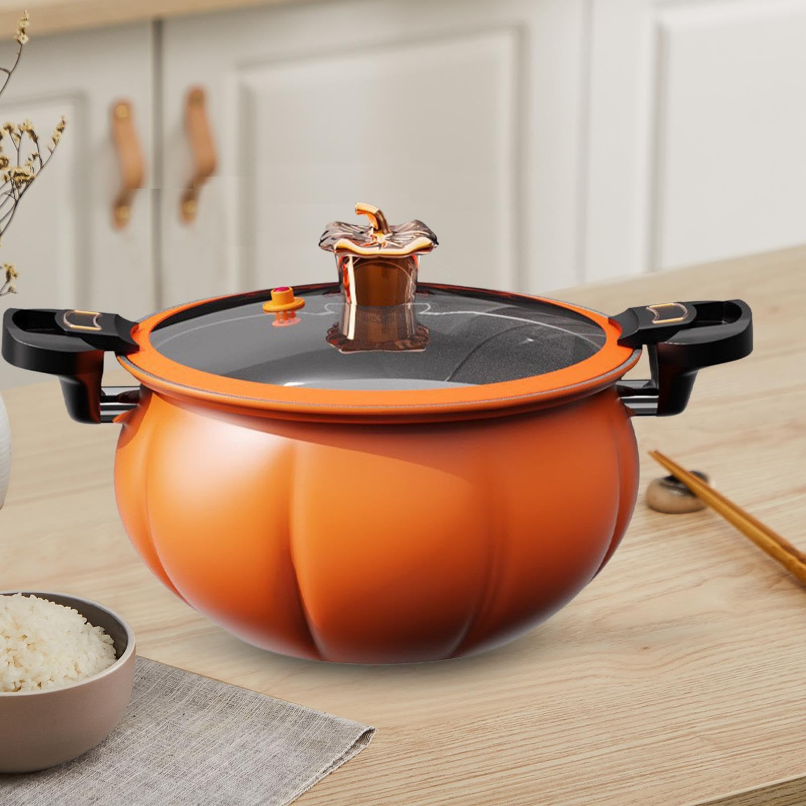 Schmortopf, Kleine Kupfertöpfe for Fertiggerichte, Suppen und Nudeln, 8 l(8l)