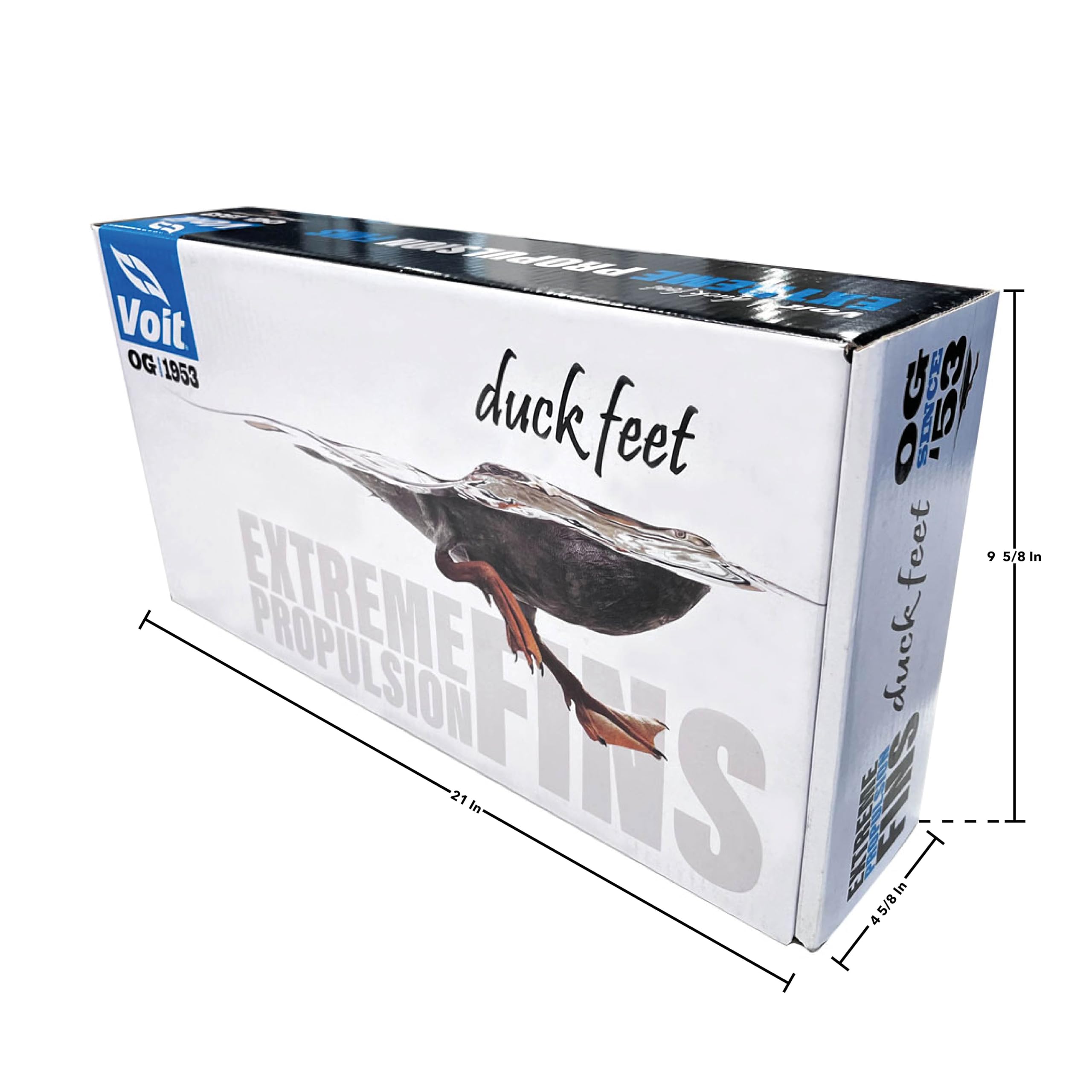 Amazon.com : Voit Duck Feet Swim Fins, Teal & Orange, Dual