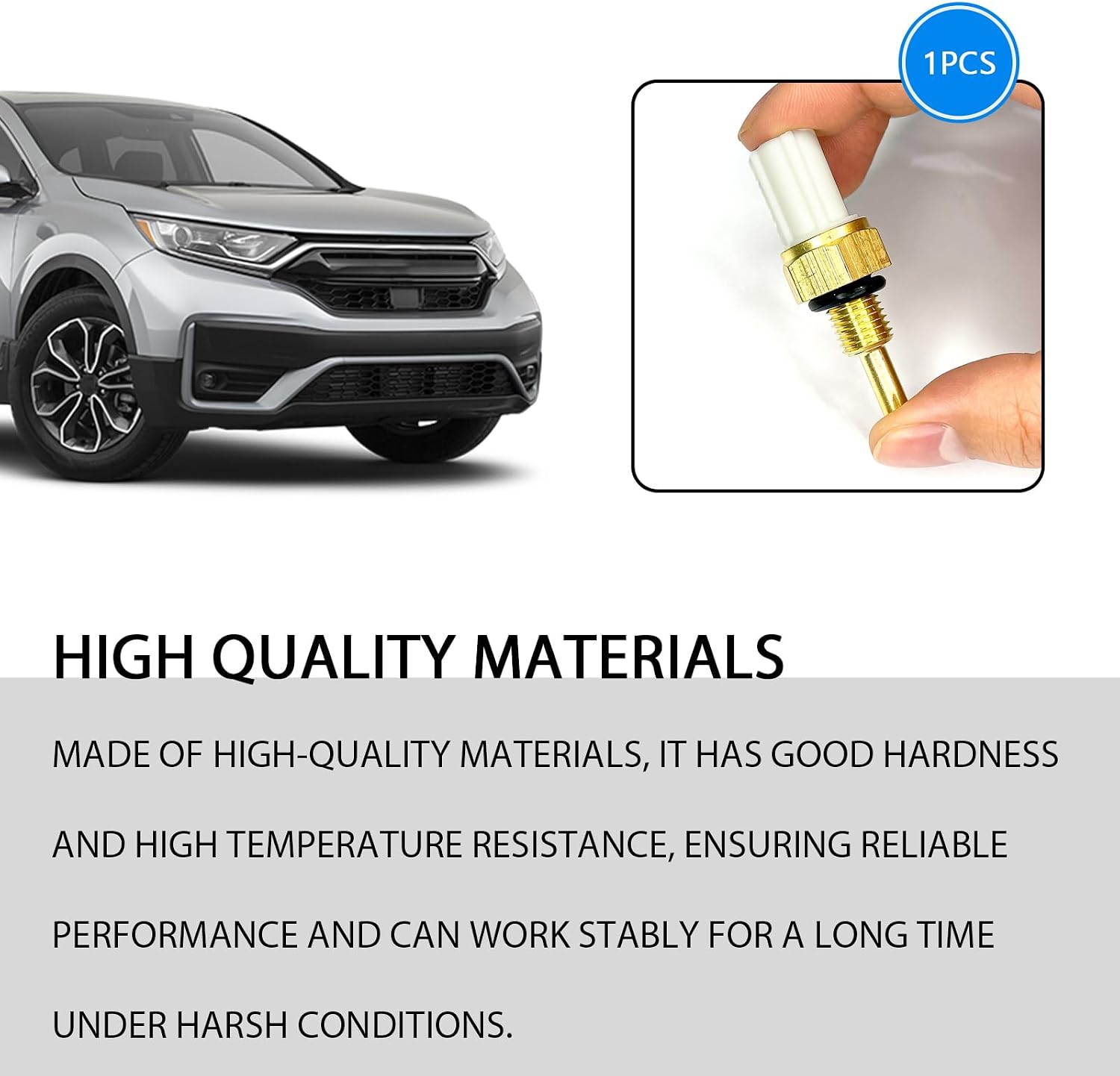 Engine Coolant Temperature Sensor for Honda Civic Element 2001-2011, CR-V 1997-2001, Accord 1994-2002, Pilot 2003-2004, Odyssey 1995-2004 & Acura MDX 2001-2002, Replace# 37870-PLC-004