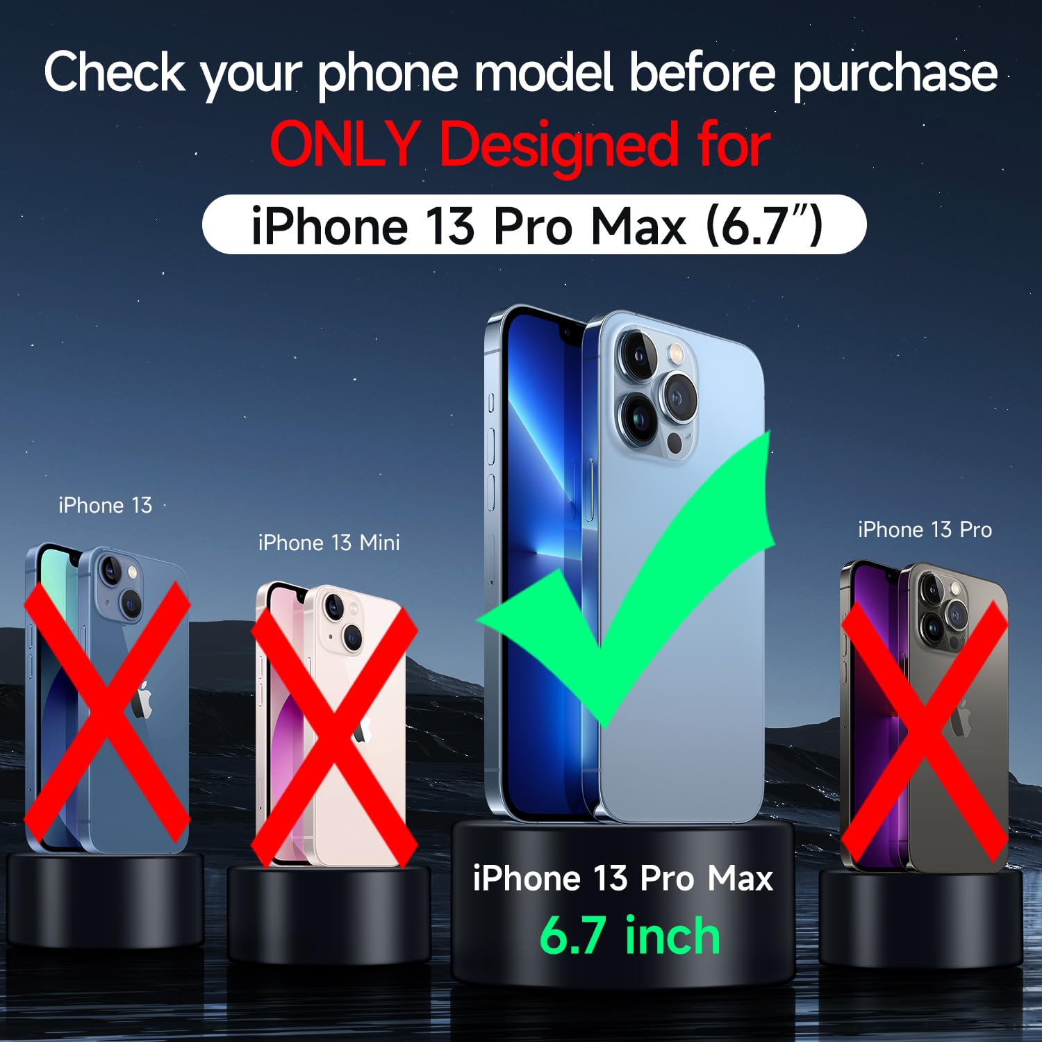 Custodia Magnetica Sottile Per IPhone 13 Pro Max Con MaxSafe - Opaca, Protezione Fotocamera, Antiscivolo (Colore) - 2