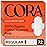 Cora 100% Organic Cotton Topsheet Pads | Ultra Thin Period Pad with Wings | Regular Absorbency | Ultra-Absorbent Sanitary Pads for Women (72 Count)