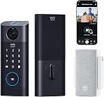eufy Security Video Smart Lock E330, 3-in-1 Camera+Doorbell+Fingerprint Keyless Entry Door Lock, WiFi Door Lock,App Remote Control,2K HD,Doorbell Camera,No Monthly Fee