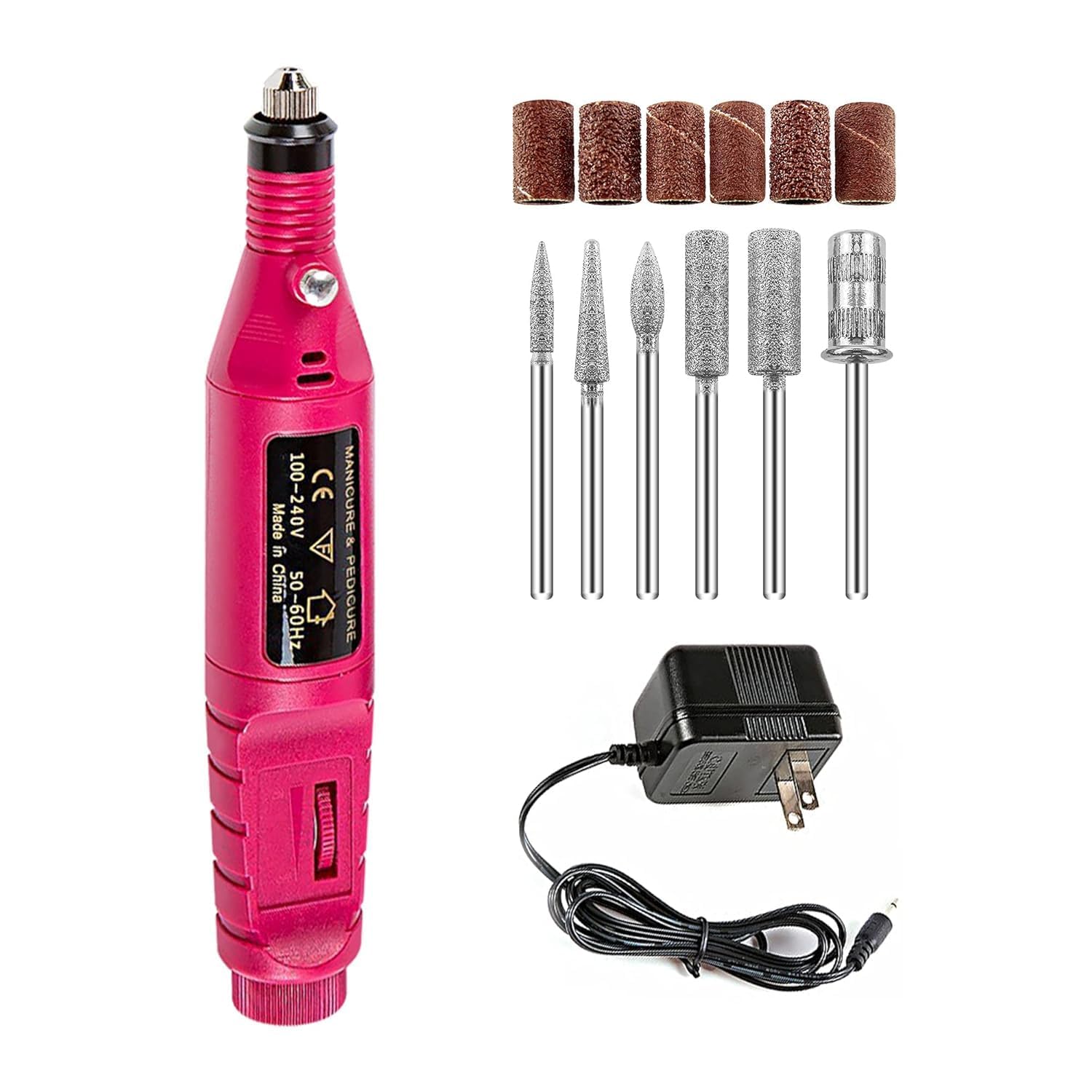 Bolt Bee Mini Electric Nail Drill, Manicure Machine for Gel Polish Removal, with Grinding, Trimming, Polishing, and Engraving Functions-image-48