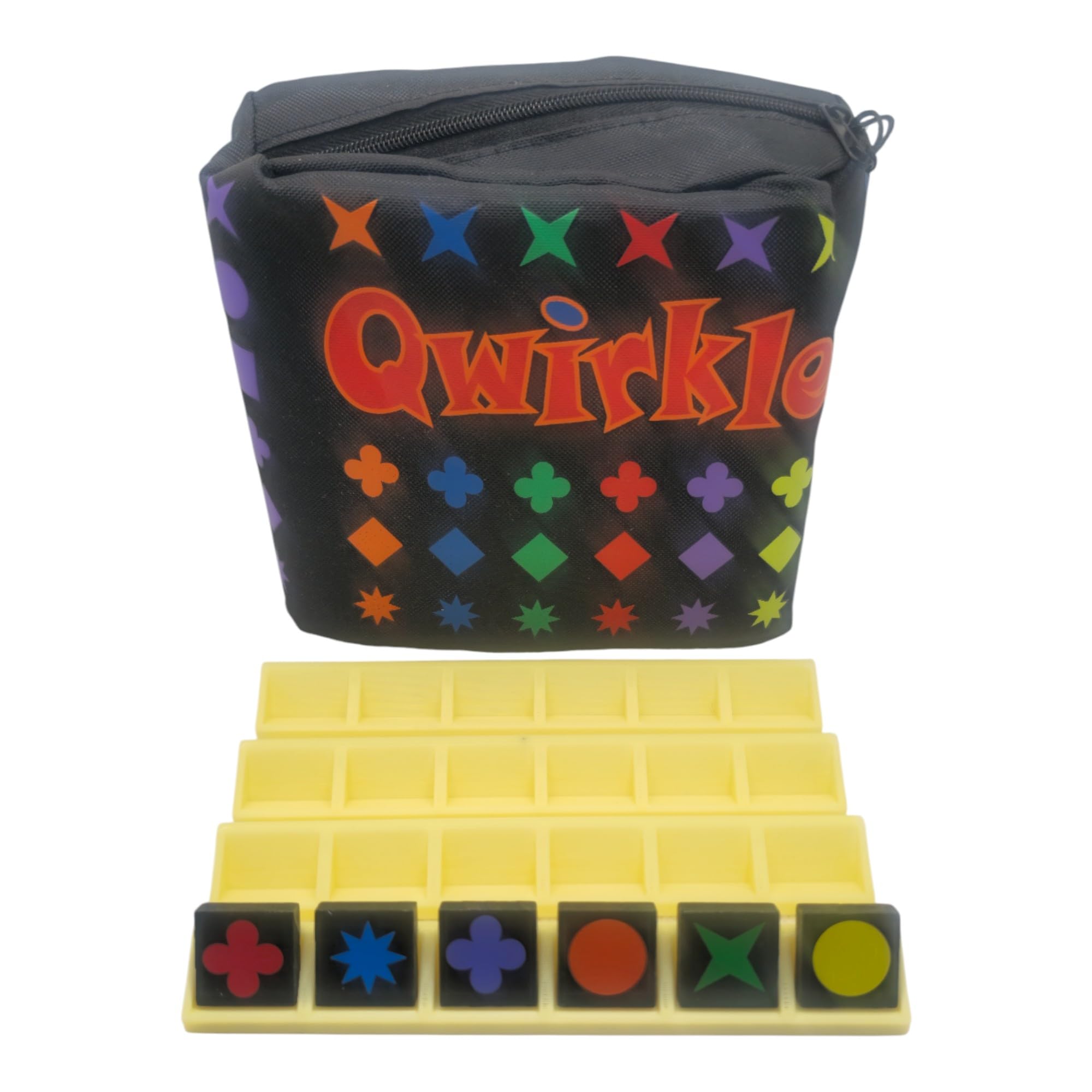 Générique 4 x Qwirkle Travel Token Holders (Yellow)
