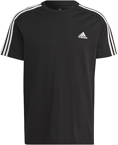 Miniatura 2 de adidas Hombres 3S Sj Cuello Redondo Manga Corta Casual Tops Casual - Gris