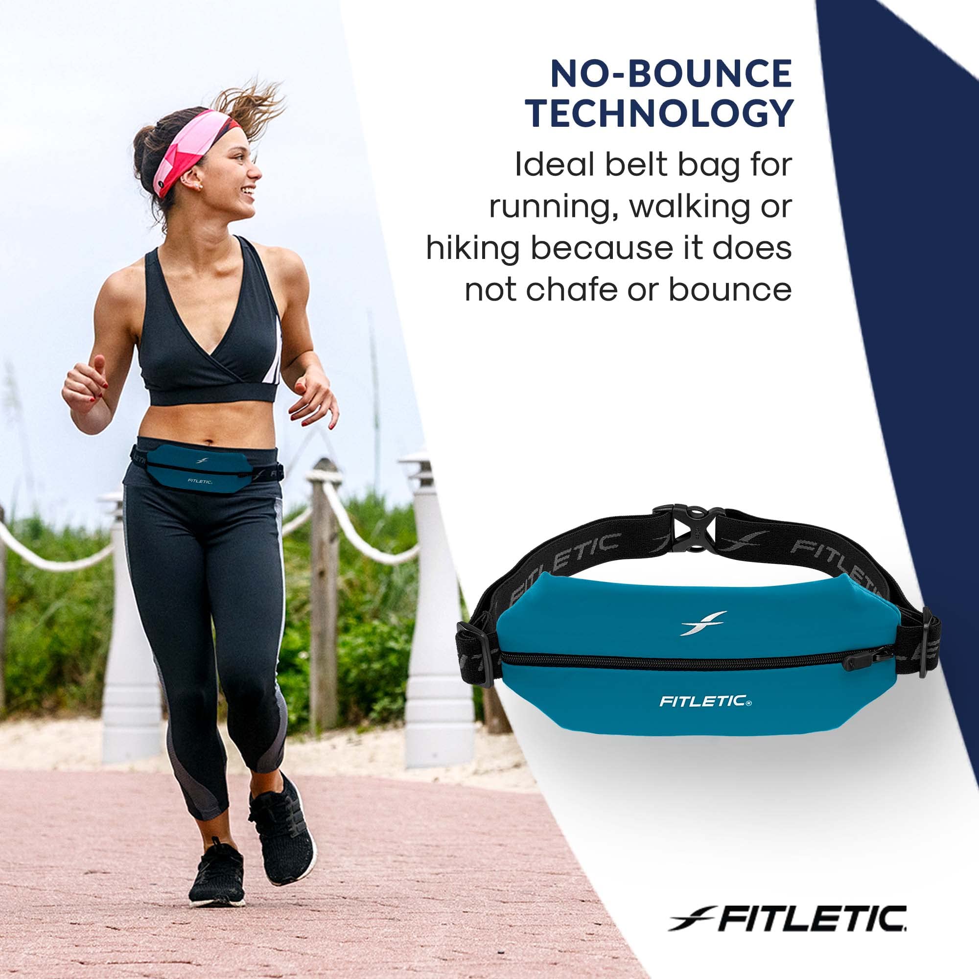 FitAthletic Mini cinturón deportivo verde – Bolsa compacta impermeable para teléfono celular, ideal para correr, correr, correr, carreras, ciclismo, fitness, viajes, pequeño, elegante y ligero para
