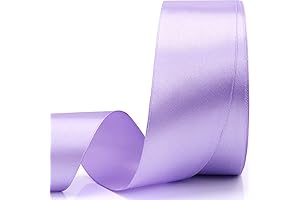 1-1/2 Inch Light Purple Ribbon, 50 Yards, for Multiple Uses