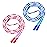 Leeboom Jump Rope, Adjustable Length Tangle-Free Segmented Soft Beaded Skipping Rope, Fitness Jump Rope for Kids, Man, and Women Weight Loss 9.2 Feet