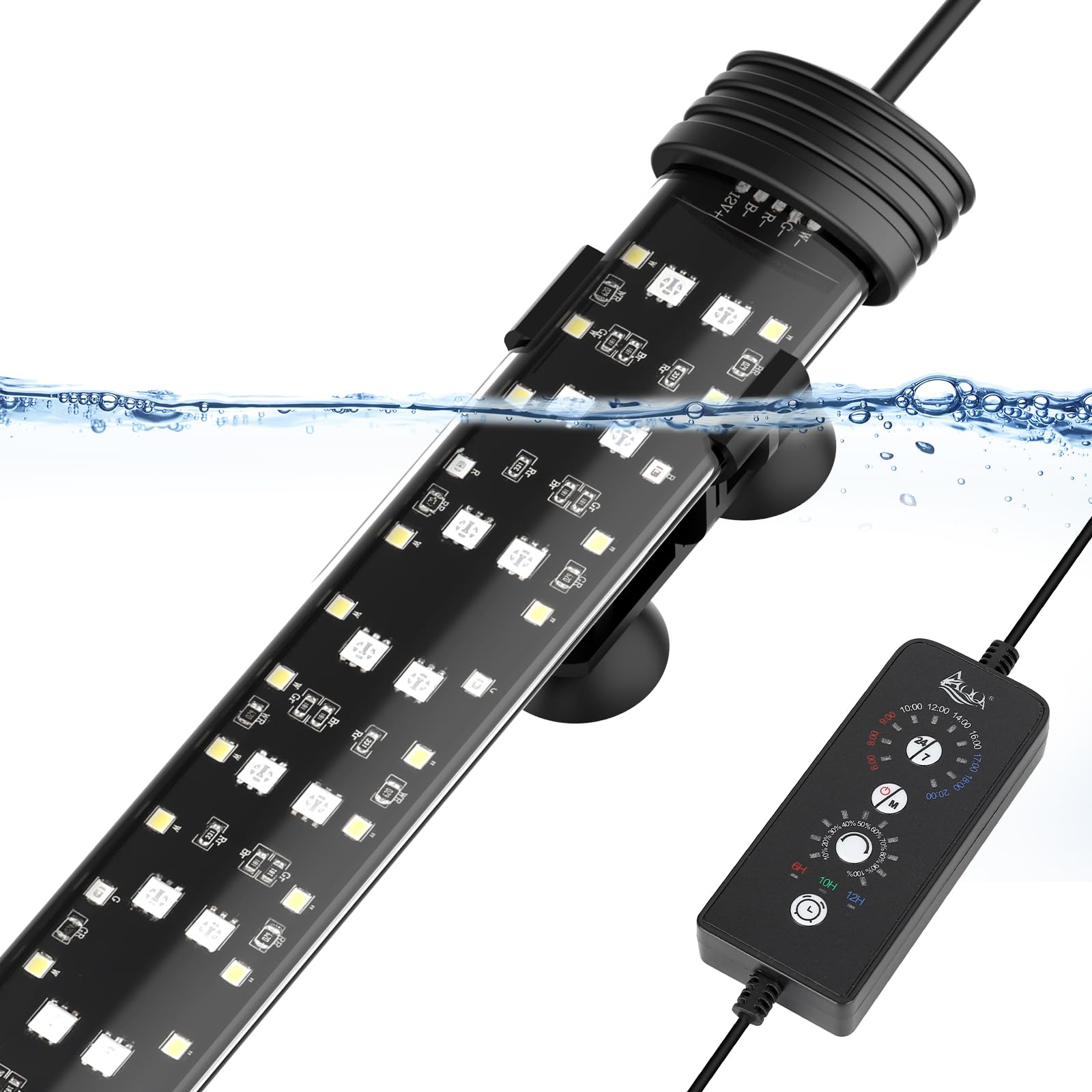 AQQA Éclairage LED pour aquarium - 36 W