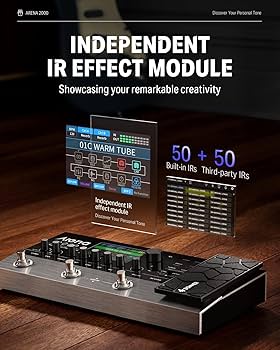 ギター Arena2000 DONNER Arena 2000 Multi-Effect Guitar Pedal AMP Modeling Processor