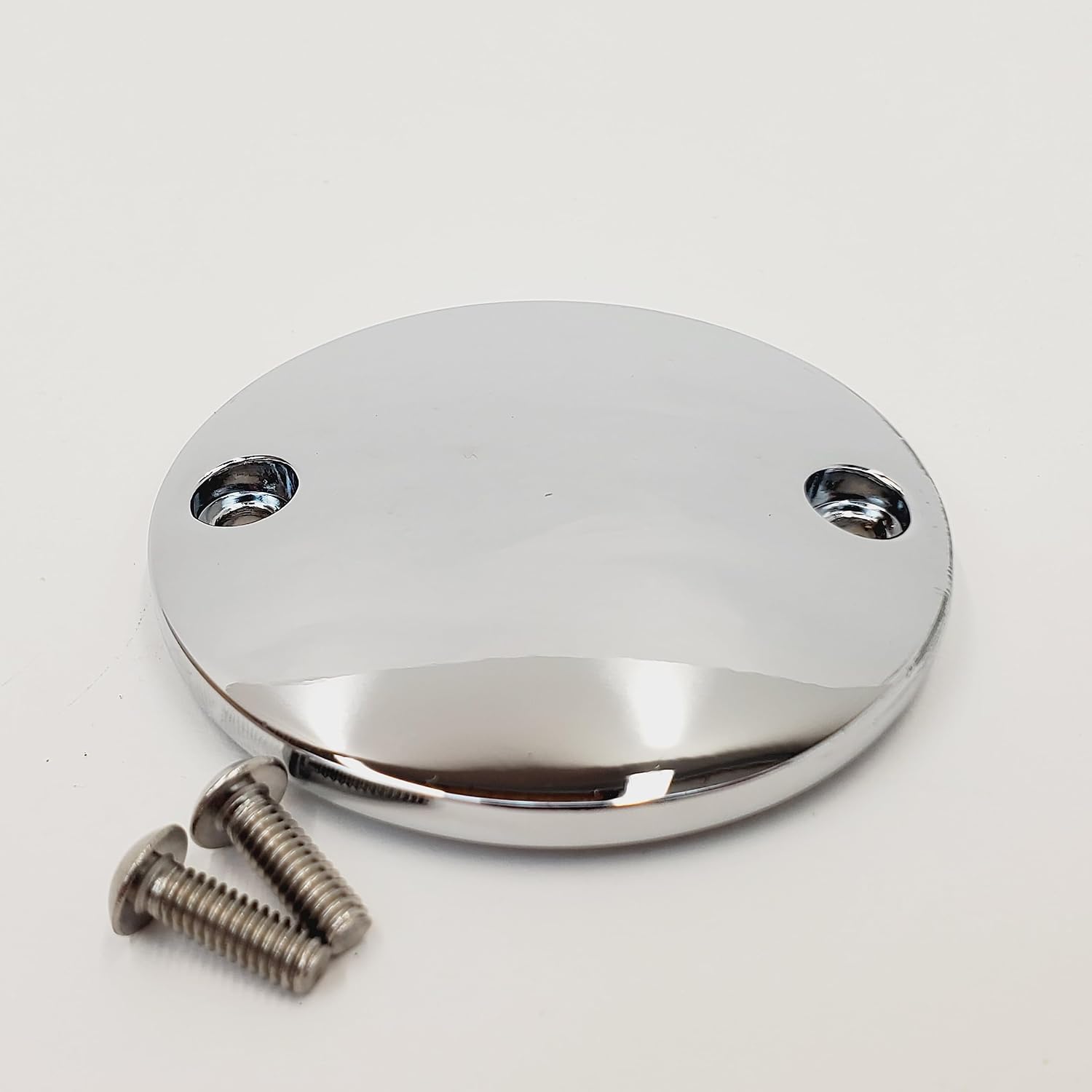 Chrome Smooth Aluminum Timer/Timing Cover for 2017+ Harley M8 Touring (Electra Glide, Road Glide, Street Glide, Road King) & 2018+ Harley Softail M-Eight - Includes Hardware - Replaces HD# 25600098