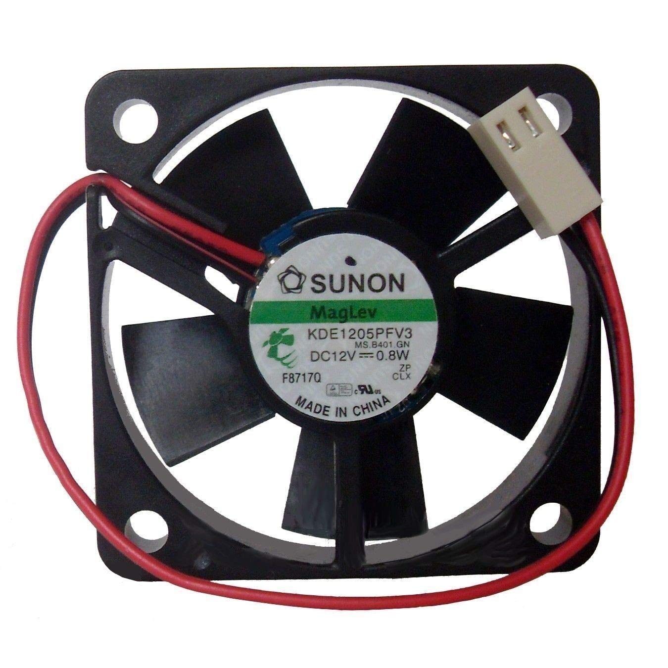 Sunon50mm x 10mm Low Speed 12V 2-Pin Fan KDE1205PFV3