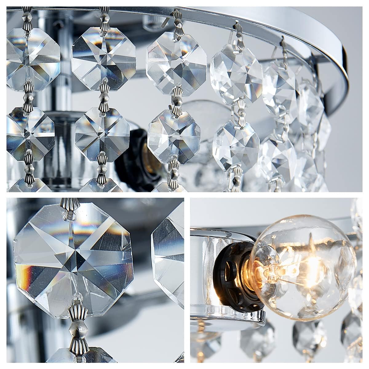 Kristal Plafonniere Goud 80 cm (P 86001 80 G) / Kristal Plafonnieres / Zakkroonluchters | Dé Kroonluchterwinkel voor Nederland én België