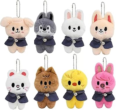 8 PCS Skzoo Keychains 3.8 Inches Straykids Plush Liberia | Ubuy