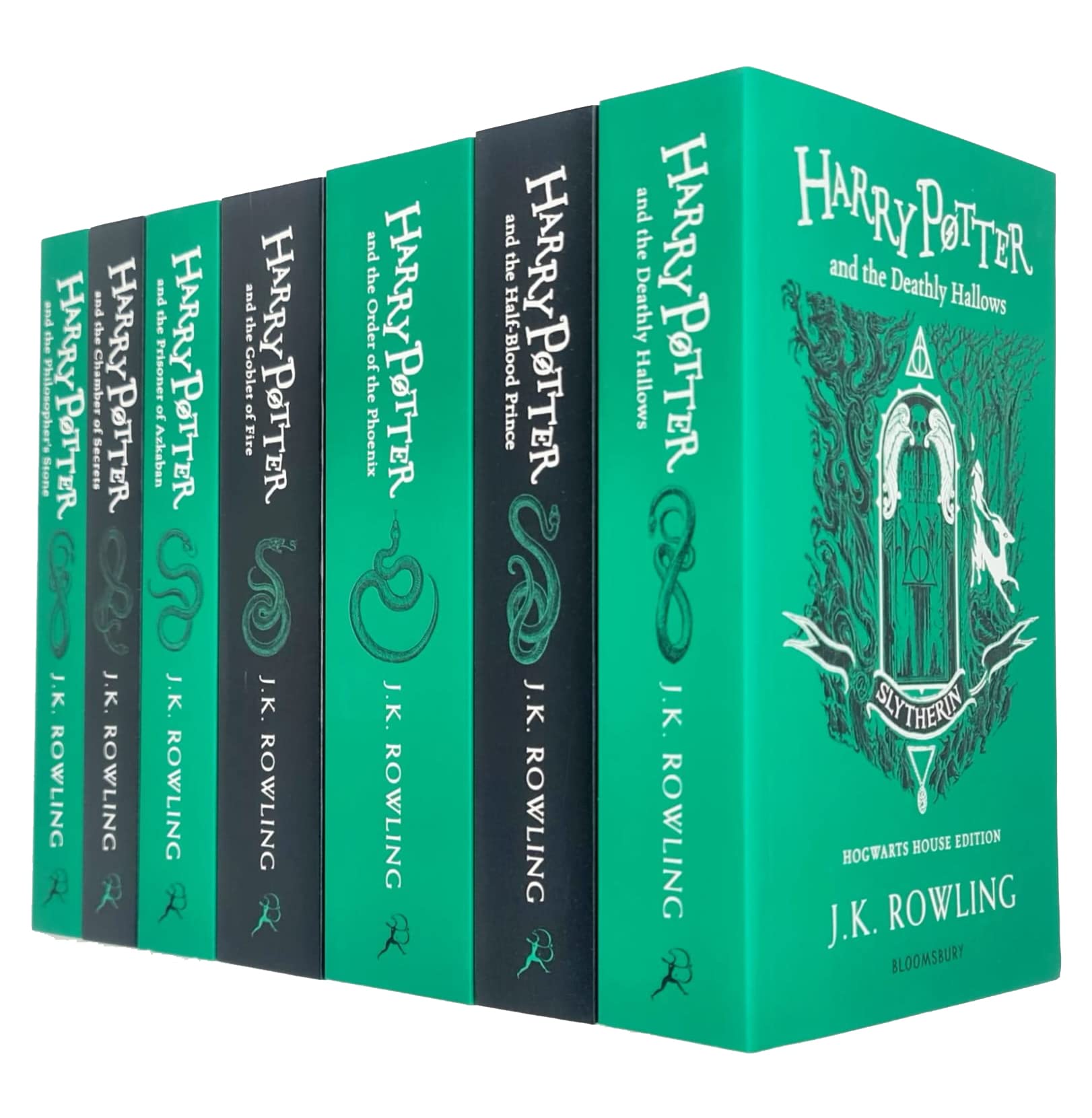 Harry Potter House Slytherin Edition Series Collection 7 Books Set
