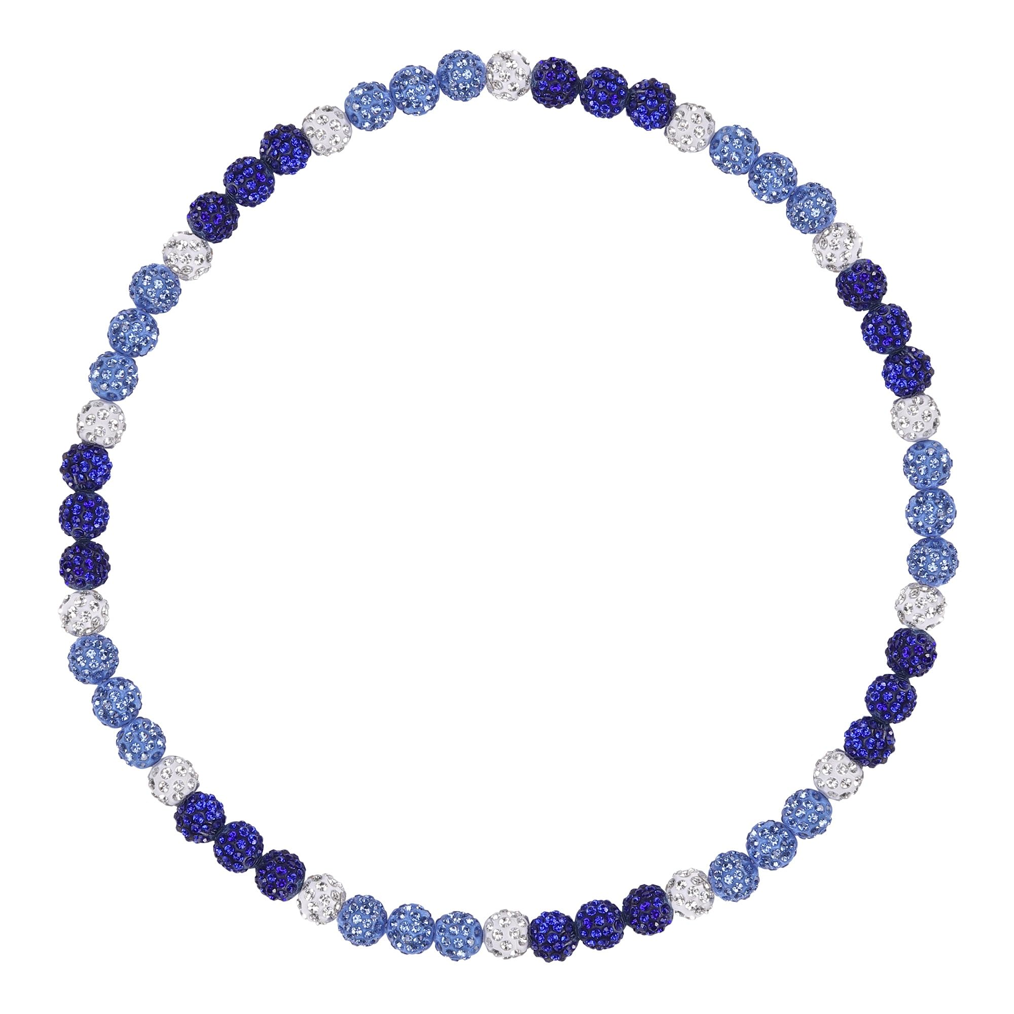 EXPHAINPhiladelphia Phils Baseball Necklace For Men Women Baseballer Inspired Beaded Necklace Unisex Rhinestone Discoball Necklaces Jewelry-gift for baseball team lovers