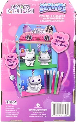 Miniatura 4 de Tara Toys DreamWorks Gabby's - Lavables para casa de muñecas, gatos, juguetes para niños, regalo para niños y niñas, a partir de 3 años