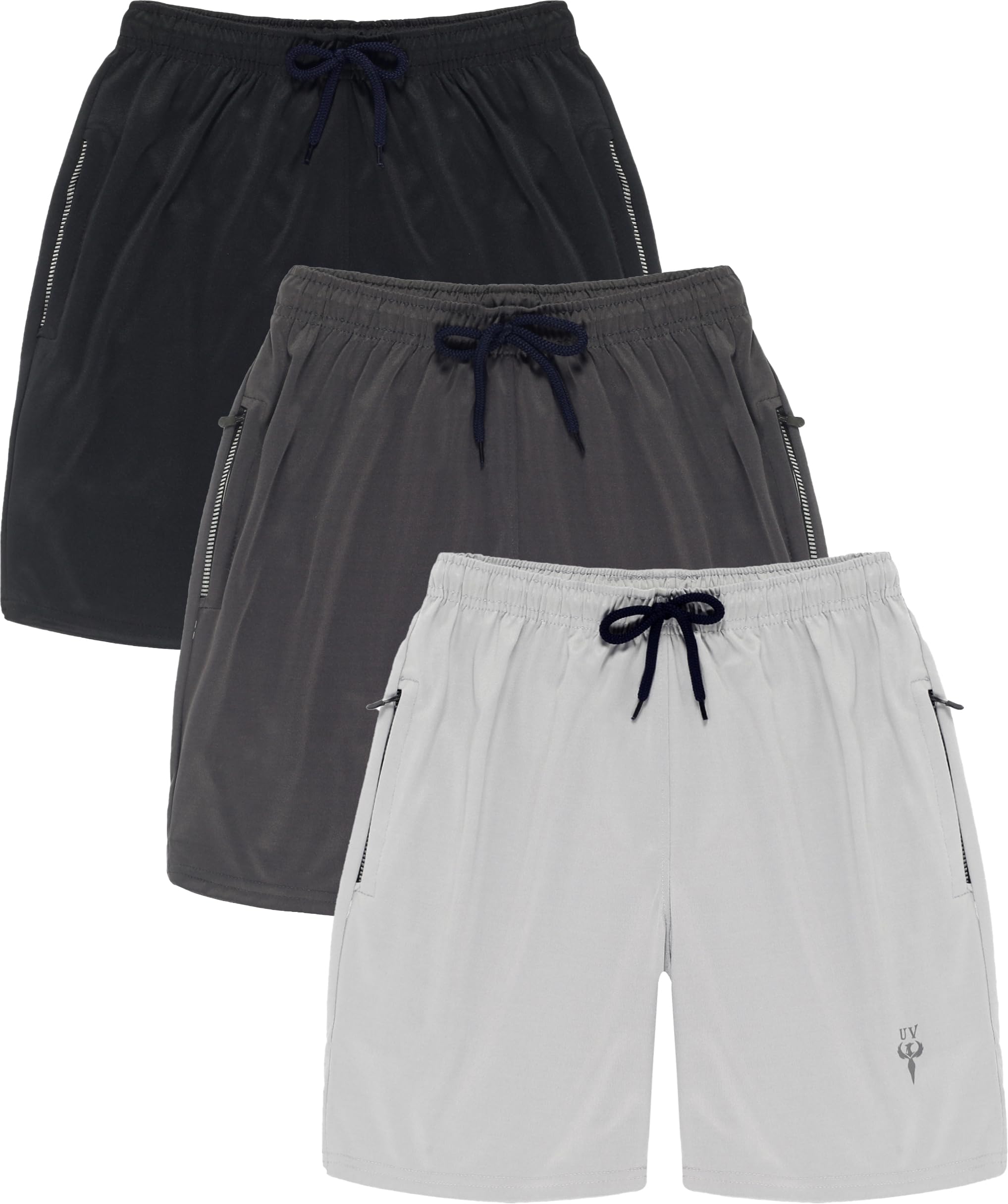 Polyester Sports Shorts for Boys and Girls - Colour May Vary-picture-12
