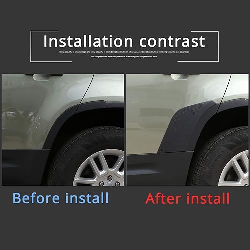 Miniatura 2 de CHEYA Kit de moldura de cubierta de protección antiarañazos de cuerpo negro ABS para Land Rover Defender 110 2020 Accesorios (protector de puerta