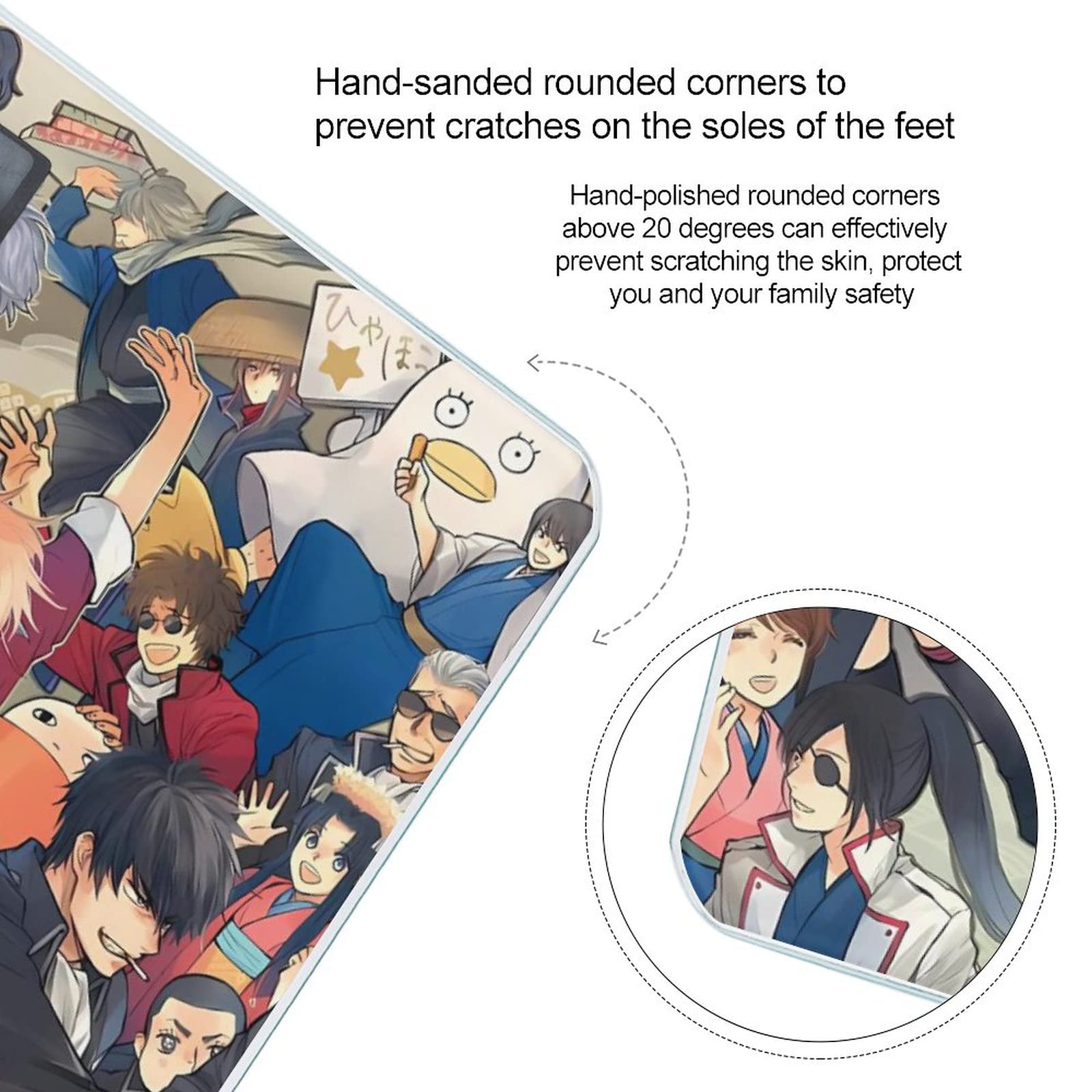 Amazon.co.jp: 銀魂 体重計 高精度 ボディスケール 電源自動ON OFF